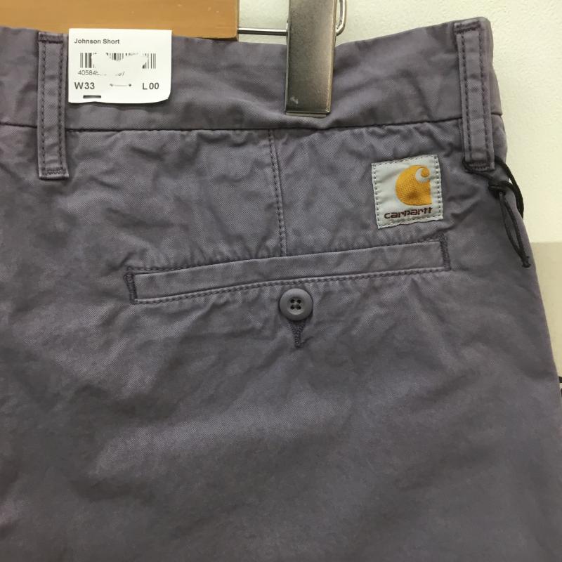 カーハート ダブリューアイピー Carhartt WIP パンツ ショートパンツ JOHNSON SHORT タグ付 33インチ ワンポイント メンズ USED 古着 中古 10070945