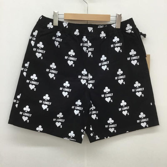 スビ KSUBI パンツ ショートパンツ Klub of Hearts Shorts タグ付 L 黒 / ブラック /  メンズ USED 古着 中古 10070949
