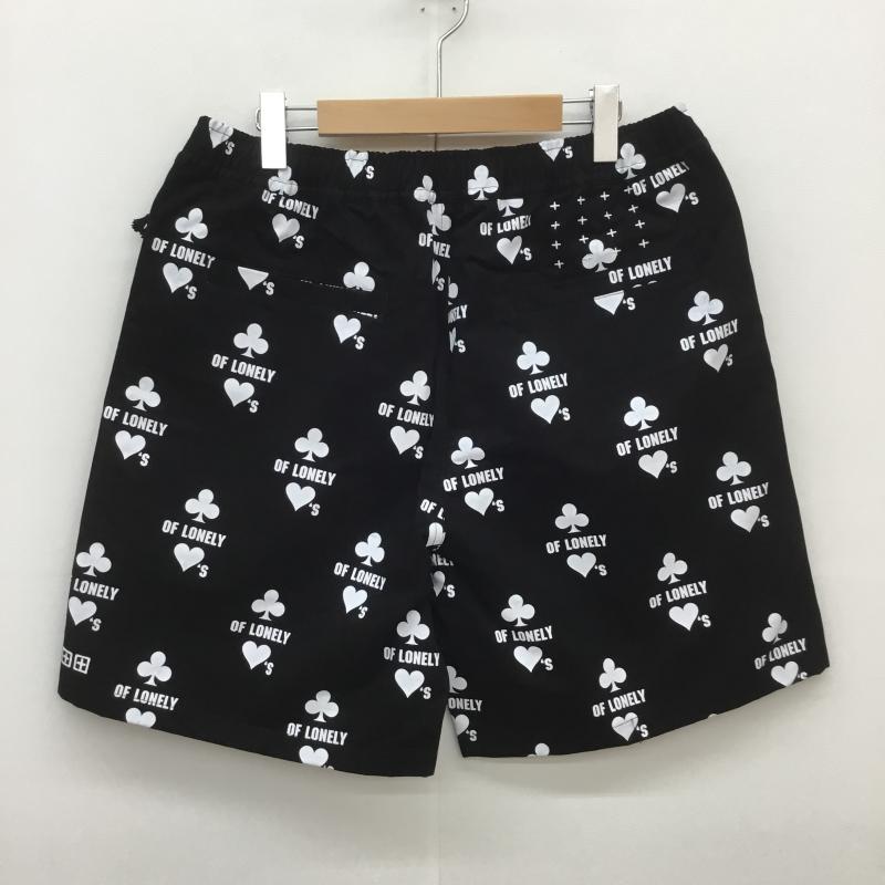 スビ KSUBI パンツ ショートパンツ Klub of Hearts Shorts タグ付 L 黒 / ブラック /  メンズ USED 古着 中古 10070949