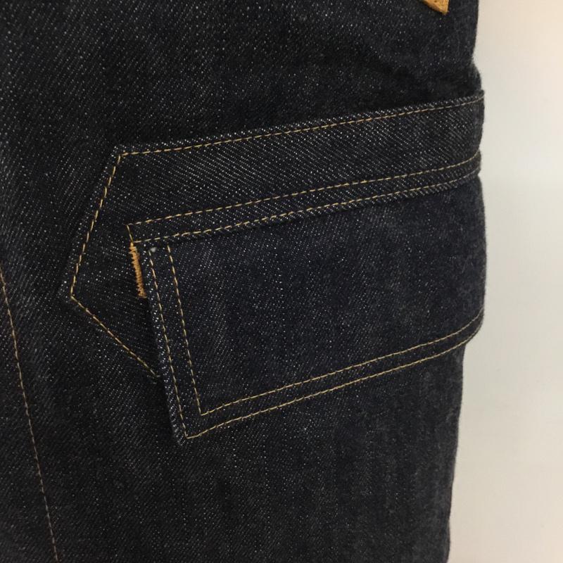 ゴールド GOLD ジャケット、上着 ジャケット、ブレザー GL12610 デニムマッキーノジャケット ボア 38 無地 ベージュ / ベージュ / X 紺 / ネイビー /  メンズ USED 古着 中古 10071008