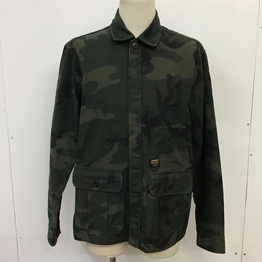 カーハート Carhartt ジャケット、上着 ジャケット、ブレザー I023976 836 06 03 Anson Shirt Jacket シャツジャケット S カモフラージュ柄・迷彩 カーキ / カーキ / X 黒 / ブラック /  メンズ USED 古着 中古 10071015