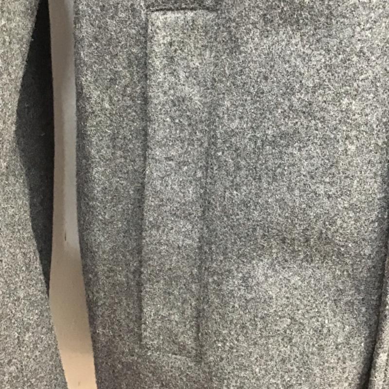 サタデーズサーフニューヨークシティー SATURDAYS SURF NYC コート ピーコート ULYSSES PEACOAT L 無地 灰 / グレー / X 黒 / ブラック /  メンズ USED 古着 中古 10071058