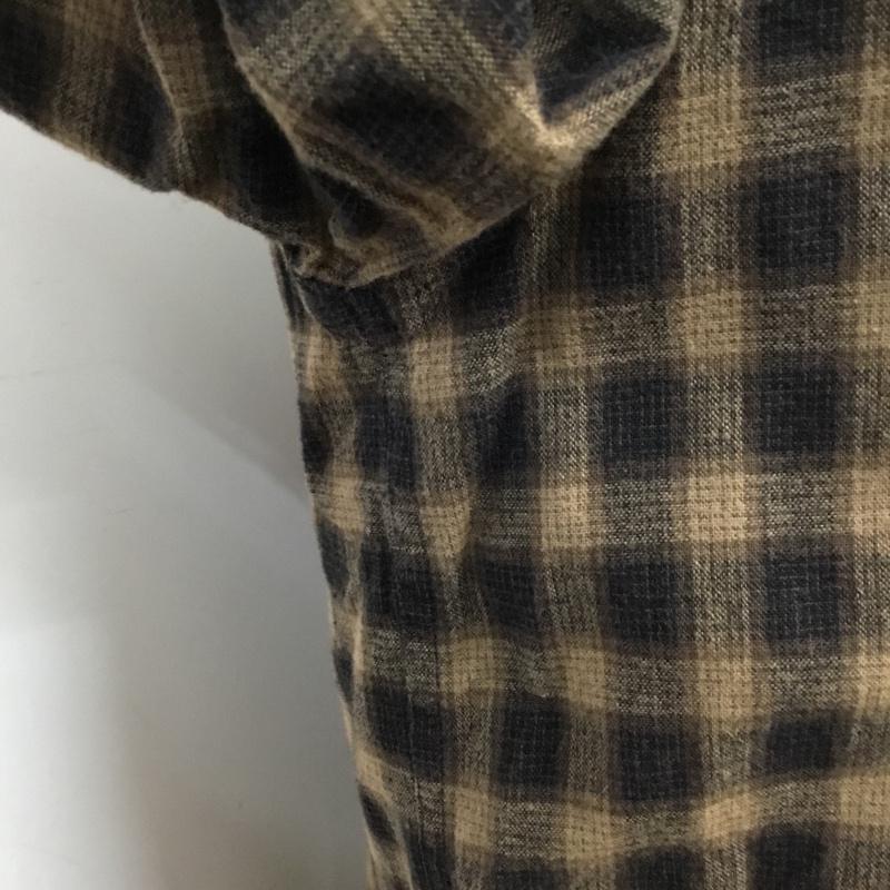 サブサエティ Subciety シャツ、ブラウス 長袖 SBF9143 チェック 胸ポケット M チェック 黒 / ブラック / X 茶 / ブラウン /  メンズ USED 古着 中古 10071064