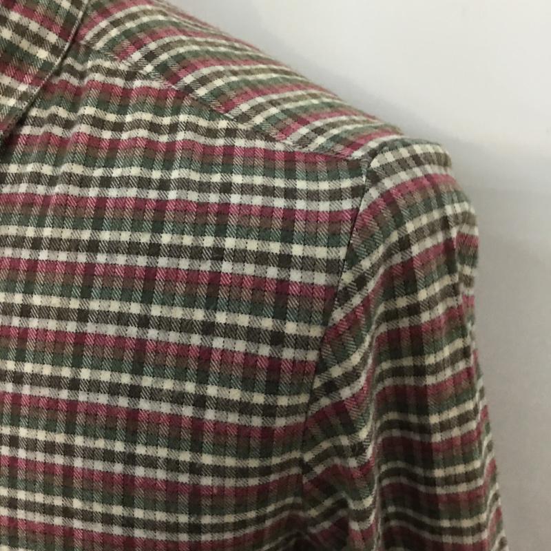 ステファンシュナイダー STEPHAN SCHNEIDER シャツ、ブラウス 長袖 3 チェック 白 / ホワイト / X 灰 / グレー / X 茶 / ブラウン / X 桃 / ピンク / X 緑 / グリーン /  メンズ USED 古着 中古 10071081