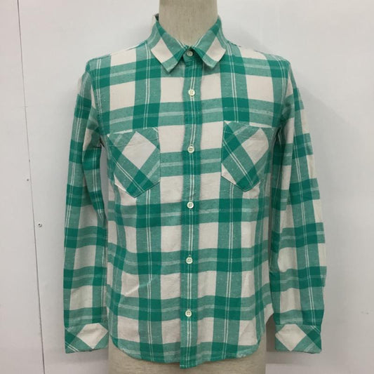 ロンハーマンヴィンテージ R.H. Vintage シャツ、ブラウス 長袖 521070303-1079 チェック 白 / ホワイト / X 薄緑 / ライトグリーン /  メンズ USED 古着 中古 10071085