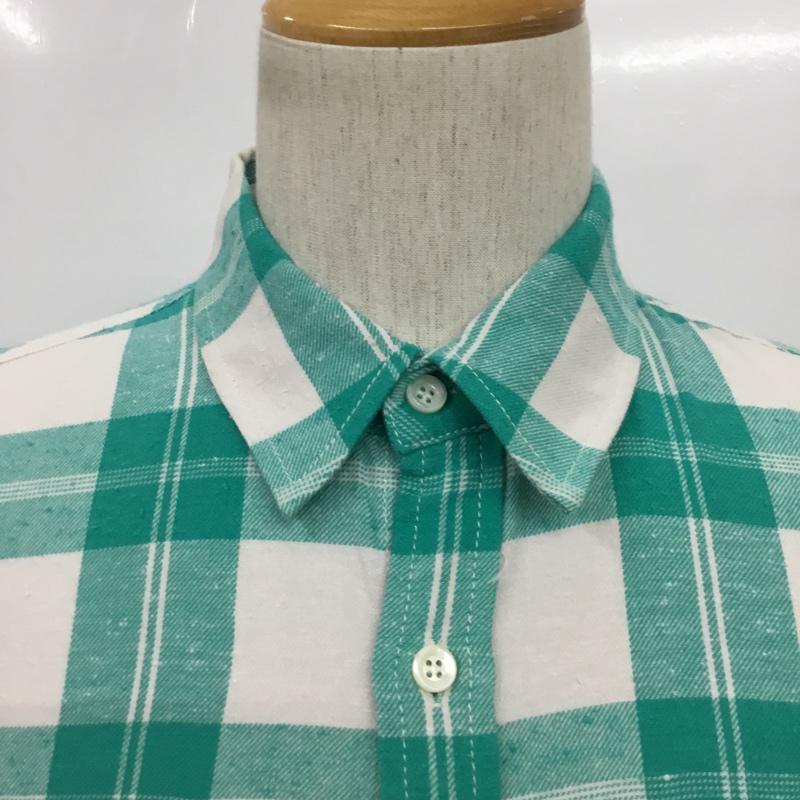 ロンハーマンヴィンテージ R.H. Vintage シャツ、ブラウス 長袖 521070303-1079 チェック 白 / ホワイト / X 薄緑 / ライトグリーン /  メンズ USED 古着 中古 10071085