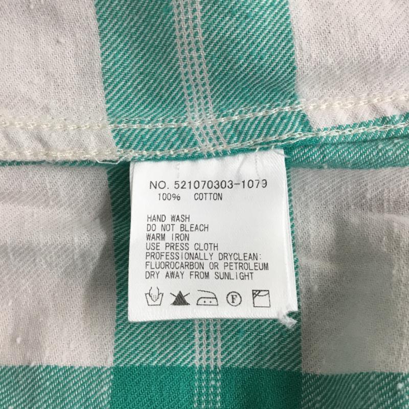 ロンハーマンヴィンテージ R.H. Vintage シャツ、ブラウス 長袖 521070303-1079 チェック 白 / ホワイト / X 薄緑 / ライトグリーン /  メンズ USED 古着 中古 10071085