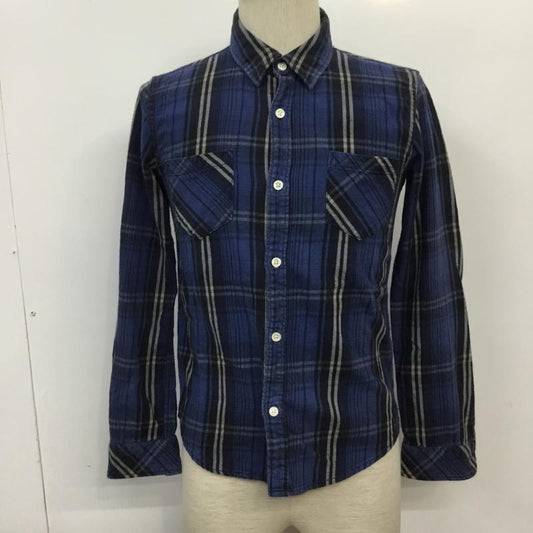 ロンハーマンヴィンテージ R.H. Vintage シャツ、ブラウス 長袖 321070258-1079 コットン S チェック 青 / ブルー / X 黒 / ブラック / X 白 / ホワイト /  メンズ USED 古着 中古 10071089