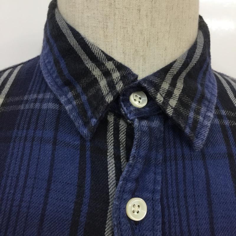 ロンハーマンヴィンテージ R.H. Vintage シャツ、ブラウス 長袖 321070258-1079 コットン S チェック 青 / ブルー / X 黒 / ブラック / X 白 / ホワイト /  メンズ USED 古着 中古 10071089