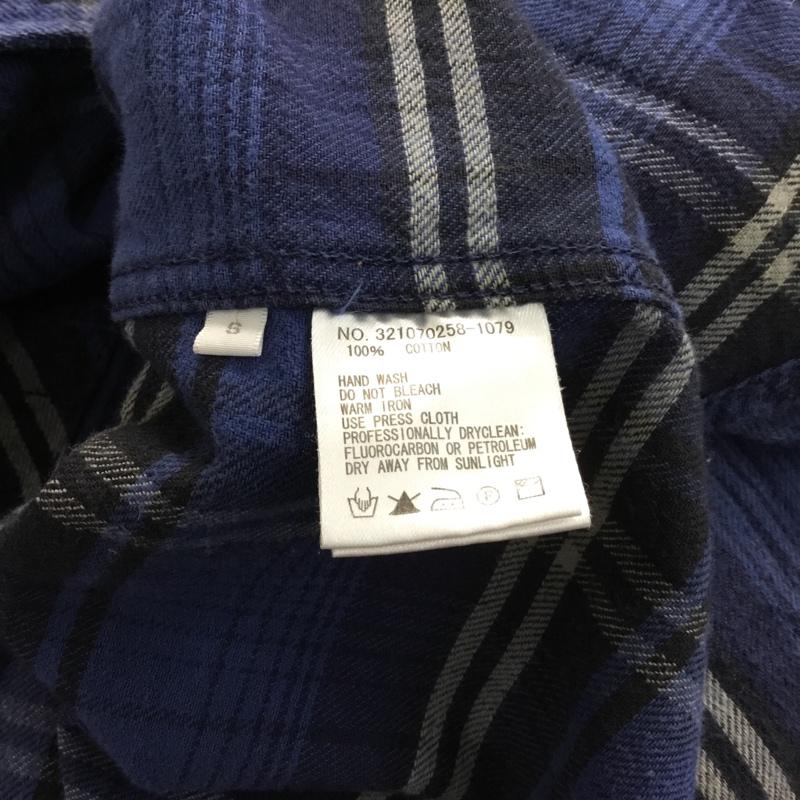 ロンハーマンヴィンテージ R.H. Vintage シャツ、ブラウス 長袖 321070258-1079 コットン S チェック 青 / ブルー / X 黒 / ブラック / X 白 / ホワイト /  メンズ USED 古着 中古 10071089
