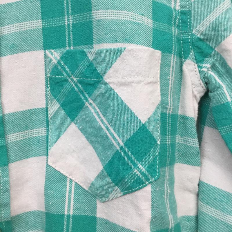 ロンハーマンヴィンテージ R.H. Vintage シャツ、ブラウス 長袖 521070303-1079 チェック 白 / ホワイト / X 薄緑 / ライトグリーン /  メンズ USED 古着 中古 10071091