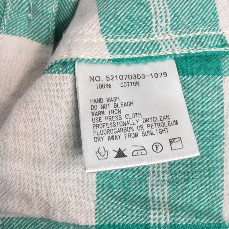 ロンハーマンヴィンテージ R.H. Vintage シャツ、ブラウス 長袖 521070303-1079 チェック 白 / ホワイト / X 薄緑 / ライトグリーン /  メンズ USED 古着 中古 10071091