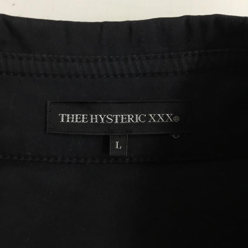 ヒステリックグラマー トリプルエックス THEE HYSTERIC XXX ジャケット、上着 ジャケット、ブレザー 5AJ-0283 シャツジャケット ミリタリー L 無地 紺 / ネイビー /  メンズ USED 古着 中古 10071095