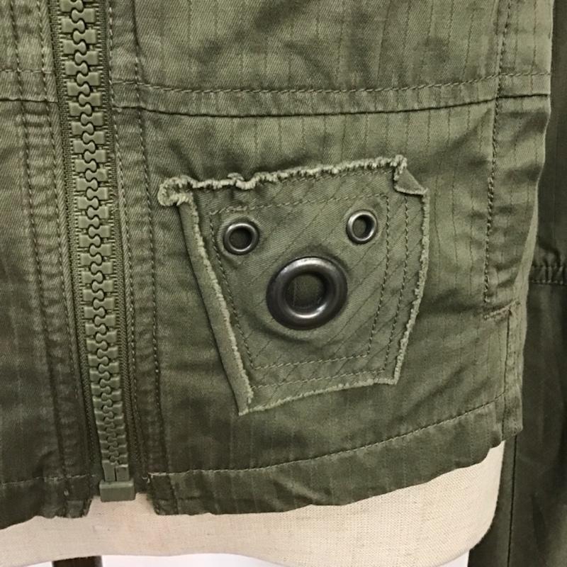ディーゼル DIESEL ジャケット、上着 ジャケット、ブレザー ミリタリー S 無地 カーキ / カーキ /  レディース USED 古着 中古 10071098