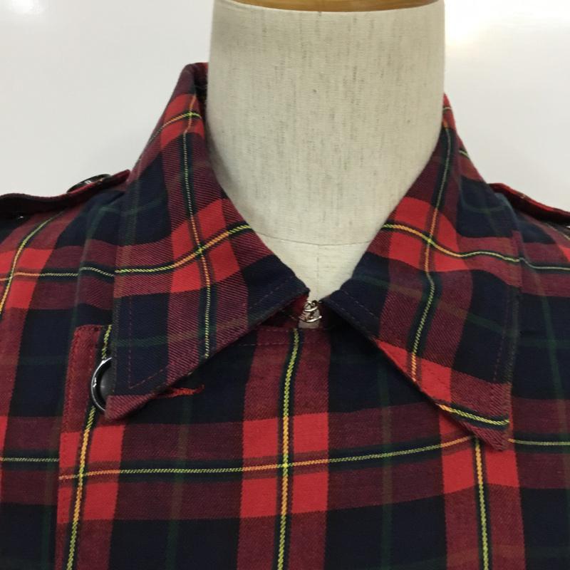 ジョイリッチ JOYRICH ジャケット、上着 ジャケット、ブレザー S チェック 赤 / レッド / X 紺 / ネイビー / X 緑 / グリーン / X 黄 / イエロー /  メンズ USED 古着 中古 10071100
