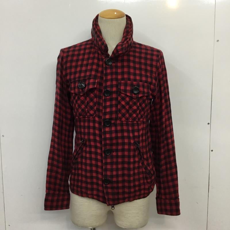 ジョイリッチ JOYRICH ジャケット、上着 ジャケット、ブレザー S チェック 赤 / レッド / X 黒 / ブラック /  メンズ USED 古着 中古 10071103