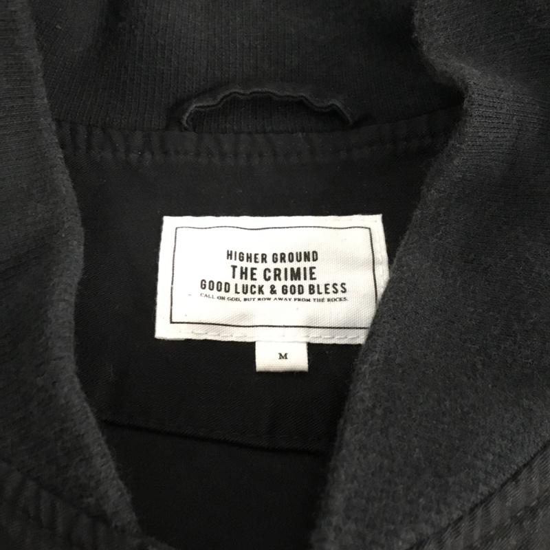 クライミー CRIMIE ジャケット、上着 ジャンパー、ブルゾン コットン M ロゴ、文字 黒 / ブラック /  メンズ USED 古着 中古 10071104