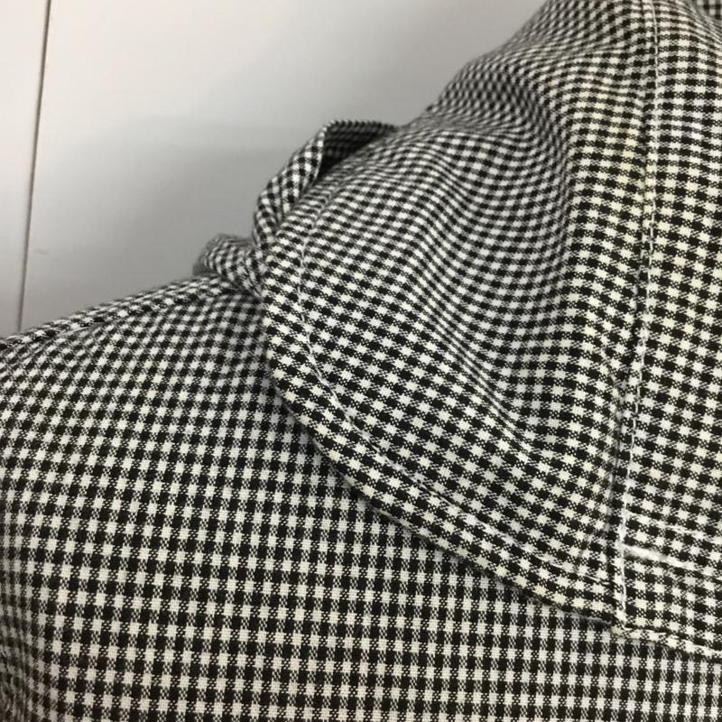 バーバリーブラックレーベル BURBERRY BLACK LABEL コート コート一般 D1F07-106-04 薄手 コットン M チェック 白 / ホワイト / X 黒 / ブラック /  メンズ USED 古着 中古 10071106