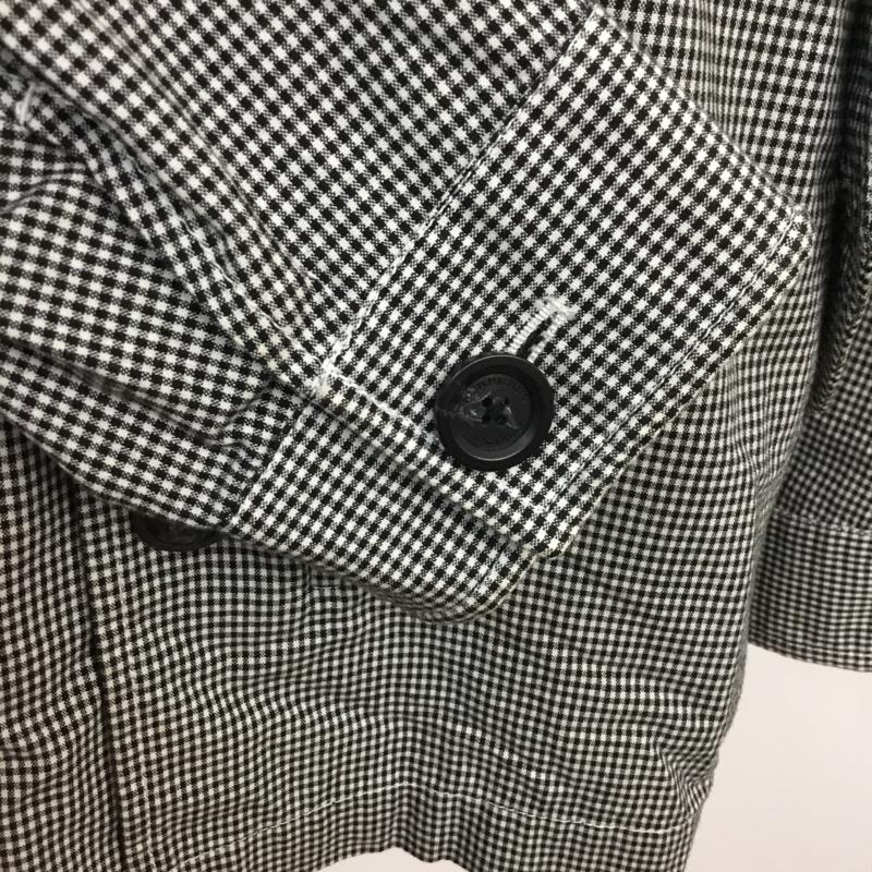 バーバリーブラックレーベル BURBERRY BLACK LABEL コート コート一般 D1F07-106-04 薄手 コットン M チェック 白 / ホワイト / X 黒 / ブラック /  メンズ USED 古着 中古 10071106