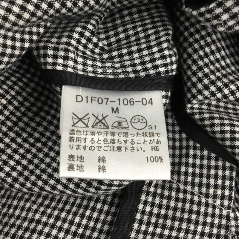 バーバリーブラックレーベル BURBERRY BLACK LABEL コート コート一般 D1F07-106-04 薄手 コットン M チェック 白 / ホワイト / X 黒 / ブラック /  メンズ USED 古着 中古 10071106