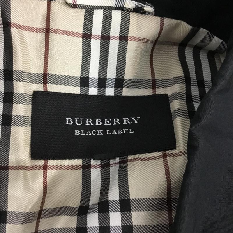 バーバリーブラックレーベル BURBERRY BLACK LABEL ジャケット、上着 ジャケット、ブレザー BMP66-205-09 ダブルボタン M 無地 黒 / ブラック /  メンズ USED 古着 中古 10071108
