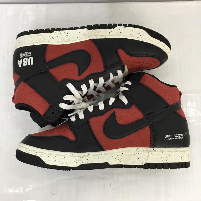 ナイキ NIKE スニーカー スニーカー DD9401 600 DUNK HIGH 1985 ダンクハイ 26cm UNDERCOVER 箱有 26.0cm ロゴ、文字 黒 / ブラック / X 赤 / レッド / X 白 / ホワイト /  メンズ USED 古着 中古 10071146