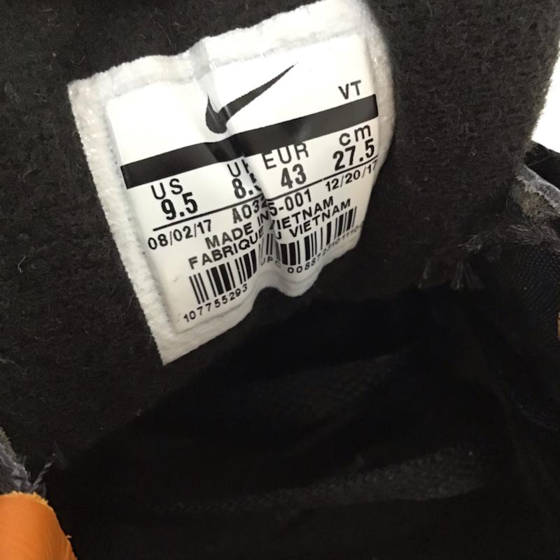 ナイキ NIKE スニーカー スニーカー AO3295 001 AIR SAFARI QS エア サファリ 27.5cm 箱有 27.5cm ロゴ、文字 白 / ホワイト / X 灰 / グレー / X 黒 / ブラック / X 橙 / オレンジ /  メンズ USED 古着 中古 10071158