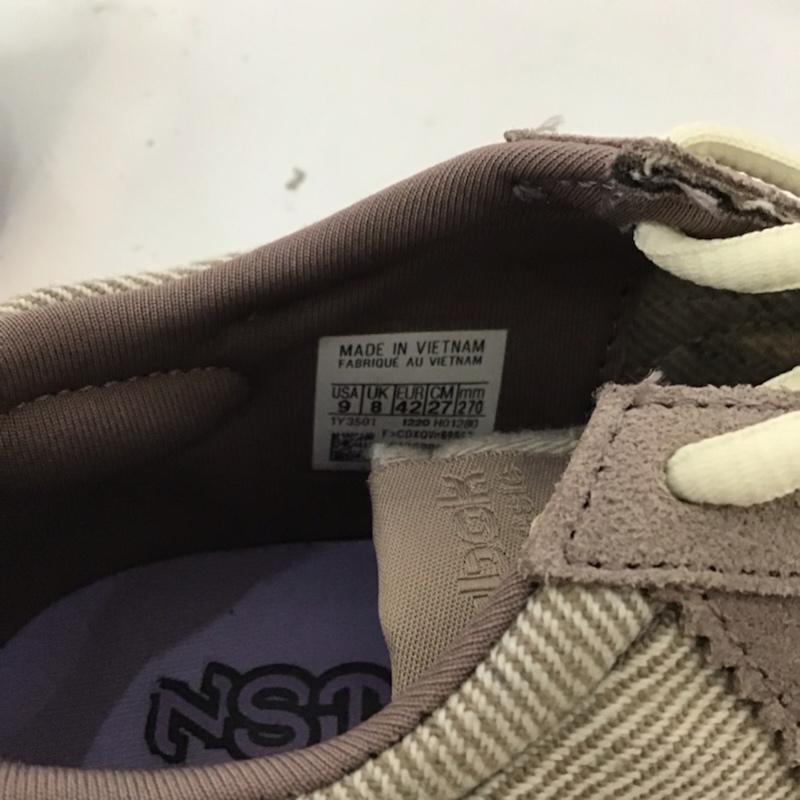 リーボック Reebok スニーカー スニーカー H01280 CL LEGACY ASAP 27cm 箱有 27.0cm ロゴ、文字 灰 / グレー / X ダークブラウン / ダークブラウン / X 紫 / パープル /  メンズ USED 古着 中古 10071165