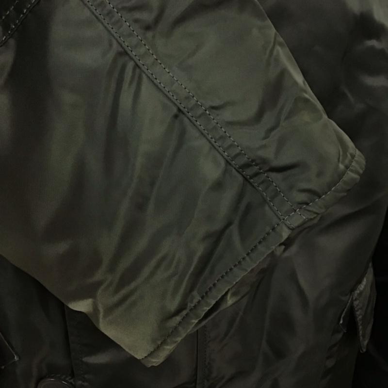 アルファインダストリー Alpha Industries ジャケット、上着 フライトジャケット 20024-76 ミリタリー L 無地 ダークグレー / ダークグレー /  メンズ USED 古着 中古 10071222