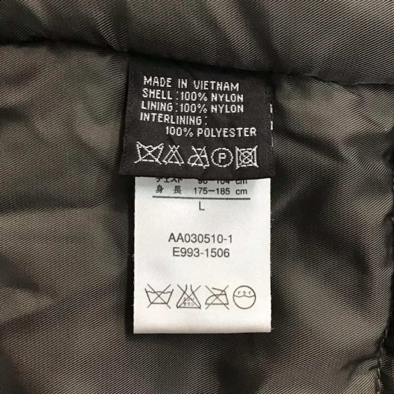 アルファインダストリー Alpha Industries ジャケット、上着 フライトジャケット 20024-76 ミリタリー L 無地 ダークグレー / ダークグレー /  メンズ USED 古着 中古 10071222