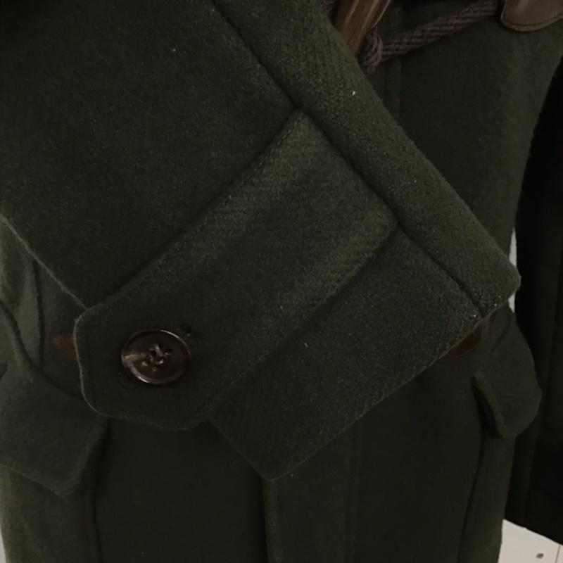 エーケーエム AKM コート コート一般 C052 ダブルメルトンショートダッフル M 無地 カーキ / カーキ /  メンズ USED 古着 中古 10071226