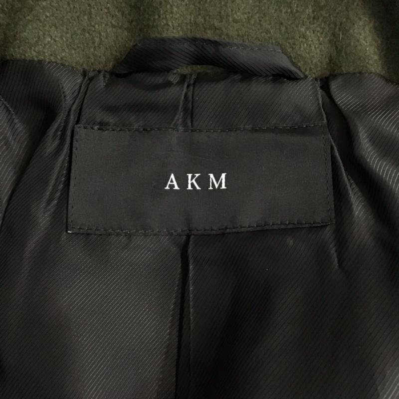 エーケーエム AKM コート コート一般 C052 ダブルメルトンショートダッフル M 無地 カーキ / カーキ /  メンズ USED 古着 中古 10071226