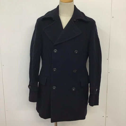 マッキントッシュフィロソフィー MACKINTOSH PHILOSOPH コート ピーコート 4CN09-565-29 40 無地 紺 / ネイビー /  メンズ USED 古着 中古 10071227