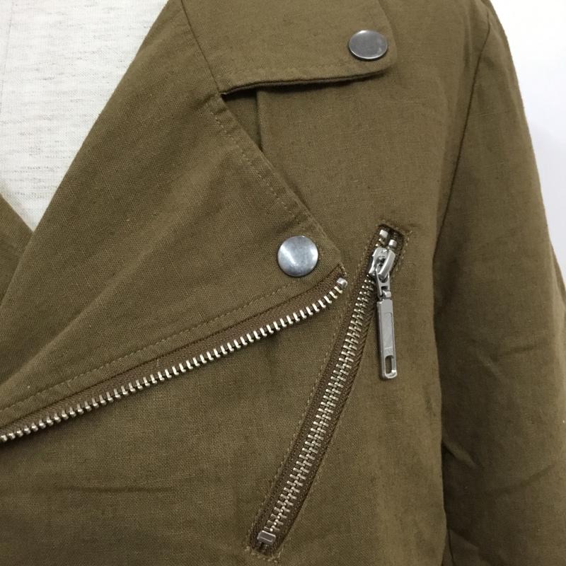 アーバンリサーチ URBAN RESEARCH ジャケット、上着 ライダース WH56-17M015 コットン リネン 38 無地 ベージュ / ベージュ /  メンズ USED 古着 中古 10071228