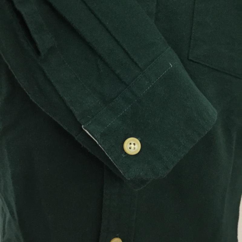 アーバンリサーチ URBAN RESEARCH シャツ、ブラウス 長袖 コットン 38 無地 緑 / グリーン /  メンズ USED 古着 中古 10071235