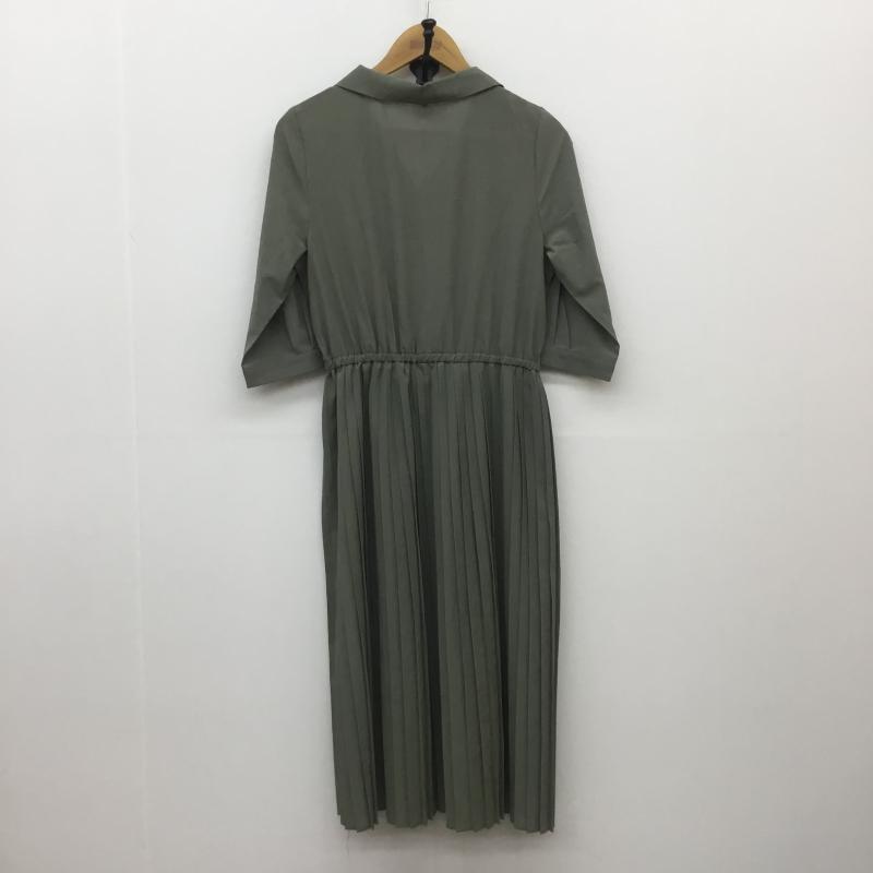 ロペピクニック ROPE' PICNIC ワンピース ロングスカート M 無地 カーキ / カーキ /  レディース USED 古着 中古 10071272