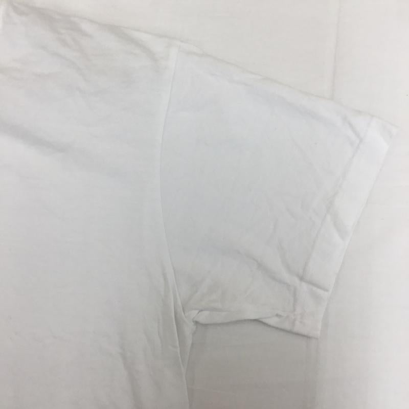 アダムエロペ ADAM ET ROPE' Tシャツ 半袖 BOOWY ボウイ ソングタイトルT B・BLUE L ロゴ、文字 白 / ホワイト /  メンズ USED 古着 中古 10071281