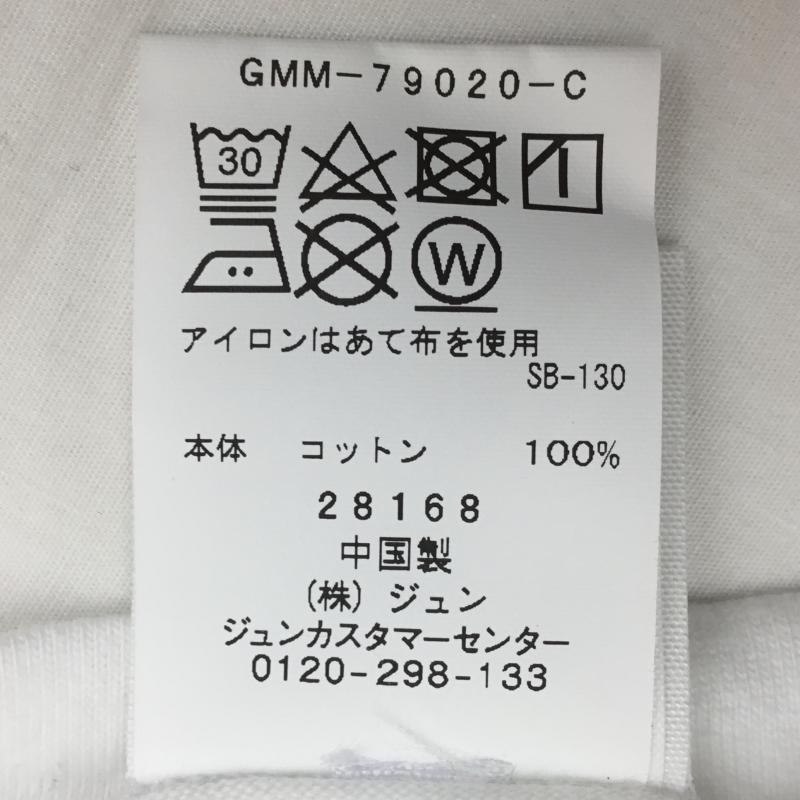 アダムエロペ ADAM ET ROPE' Tシャツ 半袖 BOOWY ボウイ ソングタイトルT B・BLUE L ロゴ、文字 白 / ホワイト /  メンズ USED 古着 中古 10071281