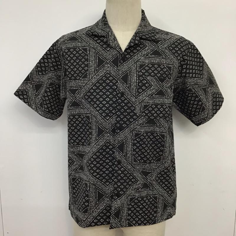 ザノースフェイス THE NORTH FACE シャツ、ブラウス 半袖 NR21805 Dot Air Shirt オープンカラー M バンダナ柄 黒 / ブラック /  メンズ USED 古着 中古 10071310