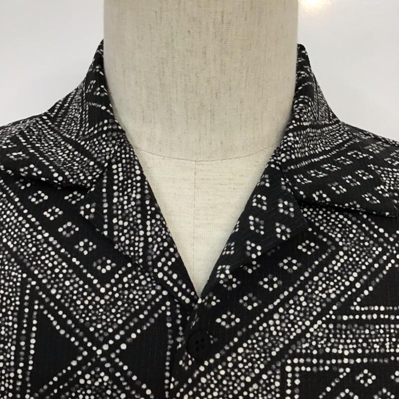 ザノースフェイス THE NORTH FACE シャツ、ブラウス 半袖 NR21805 Dot Air Shirt オープンカラー M バンダナ柄 黒 / ブラック /  メンズ USED 古着 中古 10071310