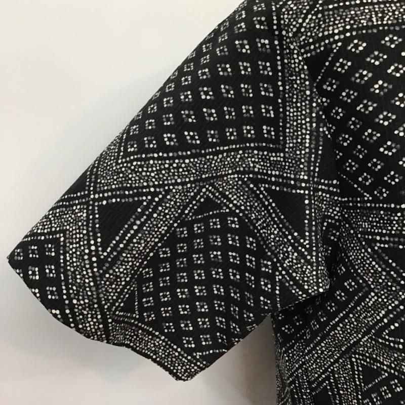 ザノースフェイス THE NORTH FACE シャツ、ブラウス 半袖 NR21805 Dot Air Shirt オープンカラー M バンダナ柄 黒 / ブラック /  メンズ USED 古着 中古 10071310