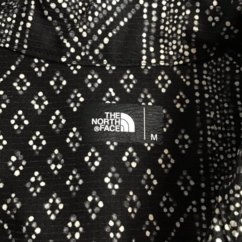 ザノースフェイス THE NORTH FACE シャツ、ブラウス 半袖 NR21805 Dot Air Shirt オープンカラー M バンダナ柄 黒 / ブラック /  メンズ USED 古着 中古 10071310