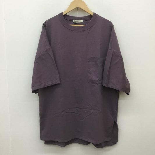 パブリックトウキョウ PUBLIC TOKYO Tシャツ 半袖 極 タフ TEE タグ付 3 無地 紫 / パープル /  メンズ USED 古着 中古 10071341