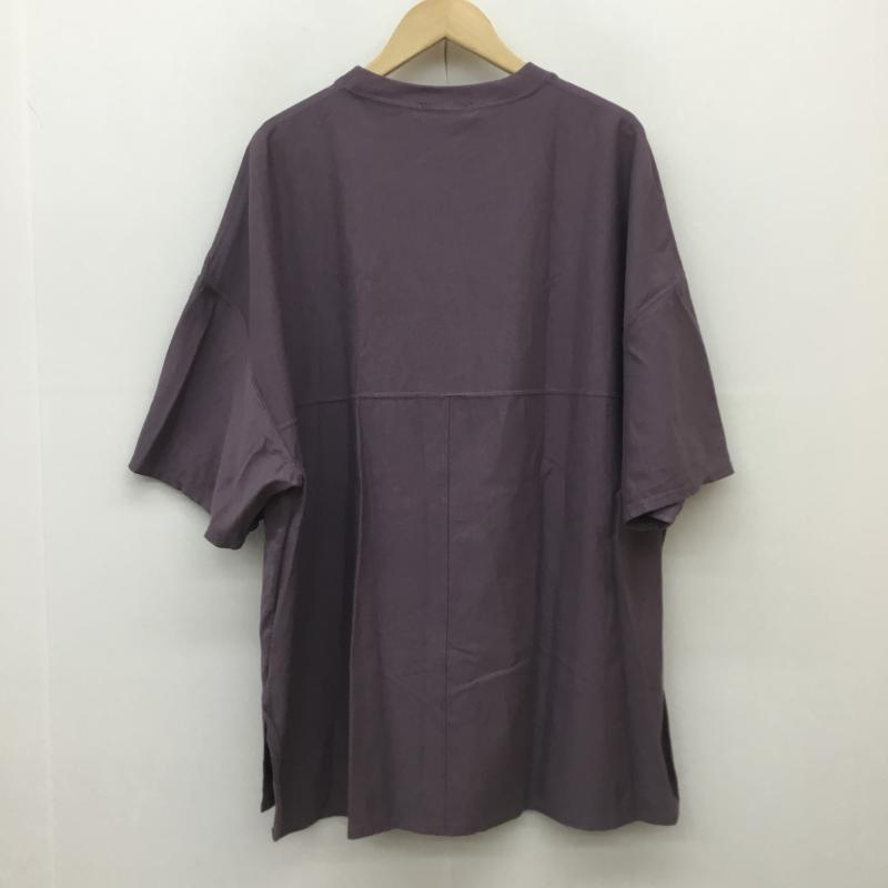 パブリックトウキョウ PUBLIC TOKYO Tシャツ 半袖 極 タフ TEE タグ付 3 無地 紫 / パープル /  メンズ USED 古着 中古 10071341