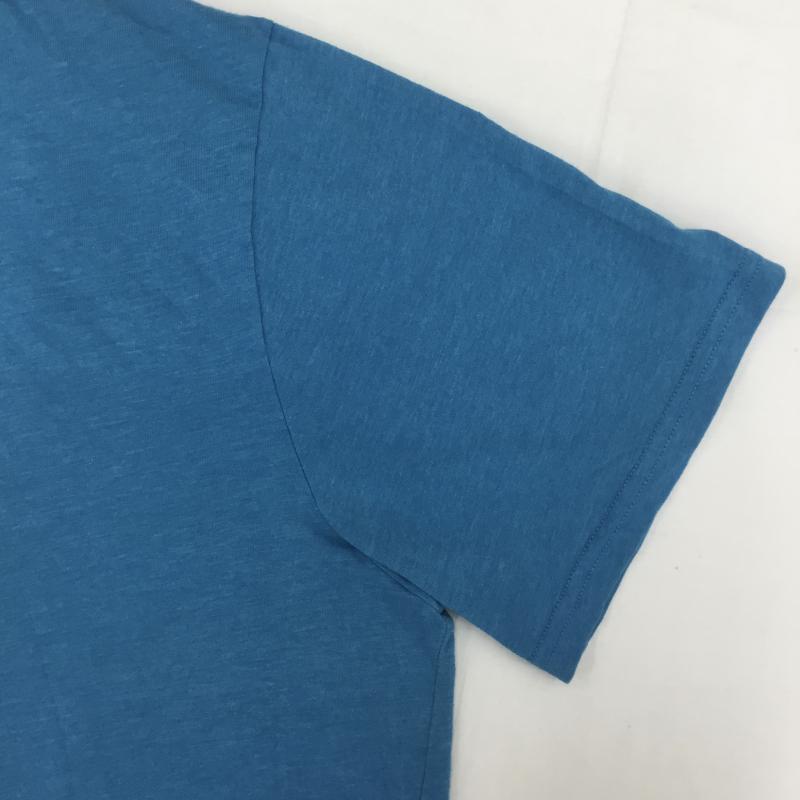 ザノースフェイス THE NORTH FACE Tシャツ 半袖 XL ロゴ、文字 水色 / ライトブルー /  メンズ USED 古着 中古 10071361