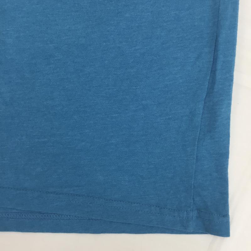 ザノースフェイス THE NORTH FACE Tシャツ 半袖 XL ロゴ、文字 水色 / ライトブルー /  メンズ USED 古着 中古 10071361