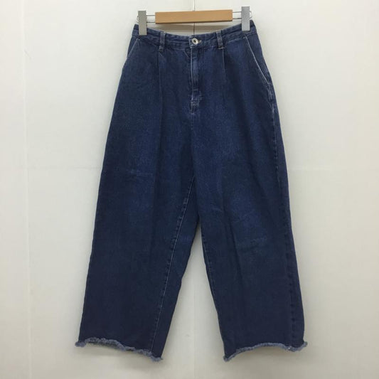 エヘカソポ ehka sopo パンツ デニム、ジーンズ M 無地 青 / ブルー /  レディース USED 古着 中古 10071388