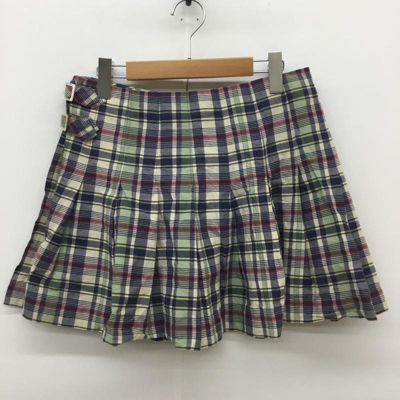 ラグビーラルフローレン RUGBYRALPHLAUREN スカート ミニスカート 6 チェック マルチカラー / マルチカラー /  レディース USED 古着 中古 10071397