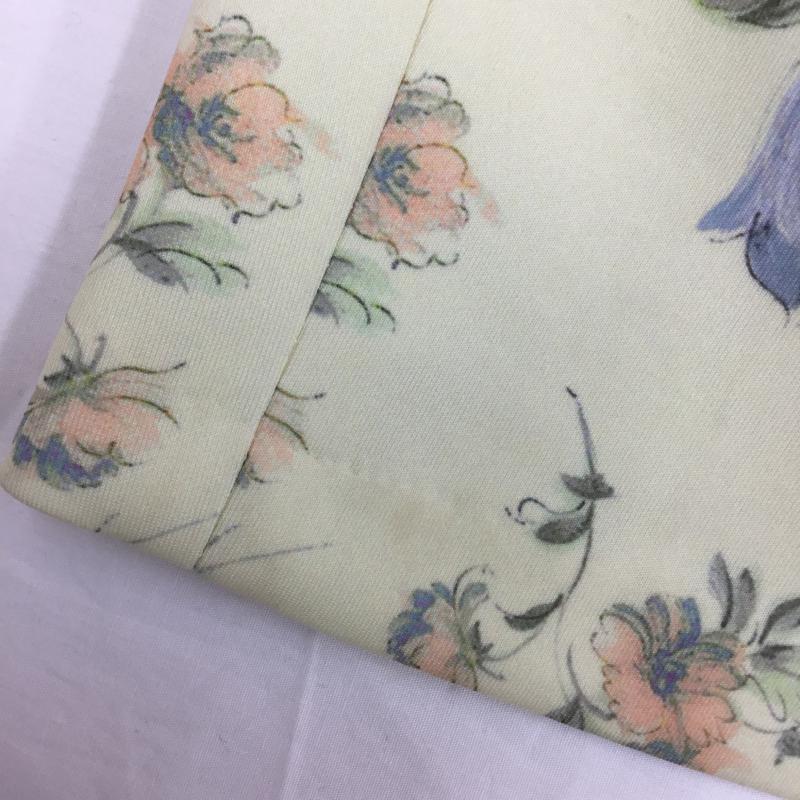 ダズリン dazzlin スカート ミニスカート M 花柄 黄 / イエロー /  レディース USED 古着 中古 10071398