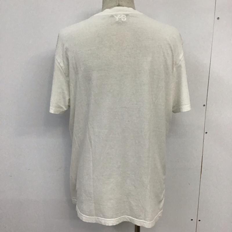 ワイスリー Y-3 Tシャツ 半袖 V12131 adidas M ロゴ、文字 白 / ホワイト /  メンズ USED 古着 中古 10071509